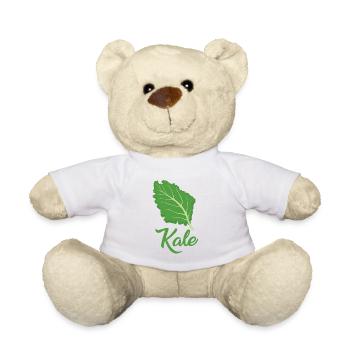 Great kale lover design - Teddy Bear - white - Front