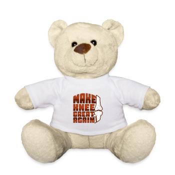 Make Knee Great Again - Teddy - Weiß - Vorne