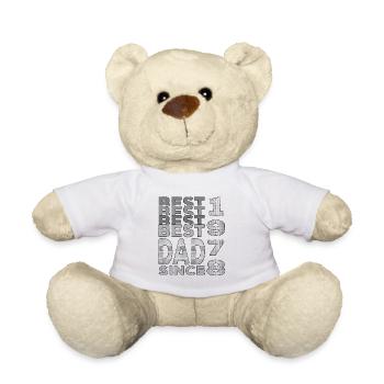 Best dad in the world since 1978 Father's Day birthday - Teddy Bear - white - Front