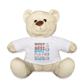 Bester Papa der Welt seit 1963 Vatertag - Teddy - Weiß - Vorne