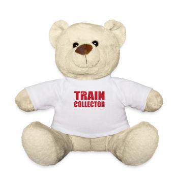 Model Railroad Collector - Teddy Bear - white - Front