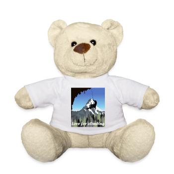 Love for climbing - Teddy Bear - white - Front
