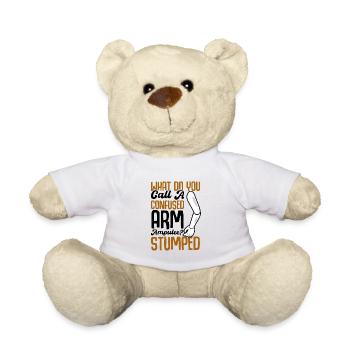 confused arm amputee Stumped - Teddy - Weiß - Vorne
