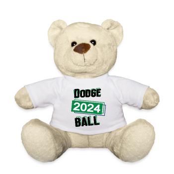 Dodgeball Spieler Team Turnier Mannschaft in 2024 - Teddy - Weiß - Vorne