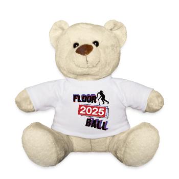 Floorball Spielerin Team Turnier Mannschaft 2025 - Teddy - Weiß - Vorne