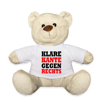 klare kante gegen rechts - Teddy - Weiß - Vorne