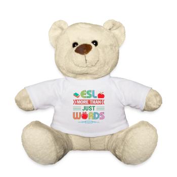 ESL-Lehrer ESL Unterricht - Teddy - Weiß - Vorne