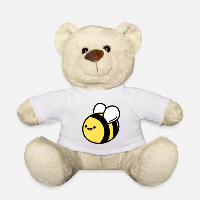 Biene - Teddy - Weiß