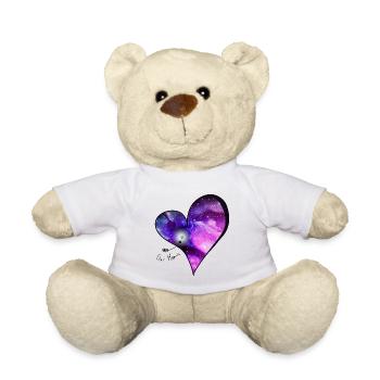 Home Erde Welt Herz Eineerde - Teddy - Weiß - Vorne