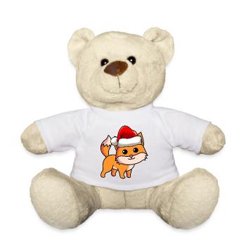 Fuchs Comic Noël - Nounours - blanc - Devant
