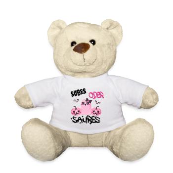 süßes oder saures Halloween Design - süßer Geist - Teddy - Weiß - Vorne
