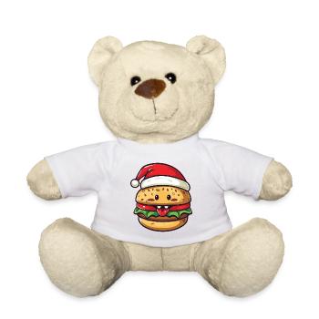 Burgers de Noël - Nounours - blanc - Devant