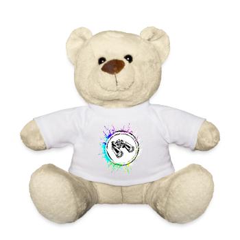 Fernglas Symbol - Teddy - Weiß - Vorne