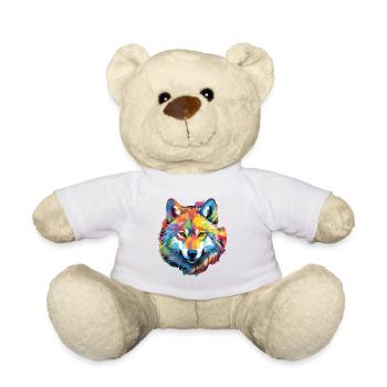 Cercle artistique du loup du chaos - Nounours - blanc - Devant