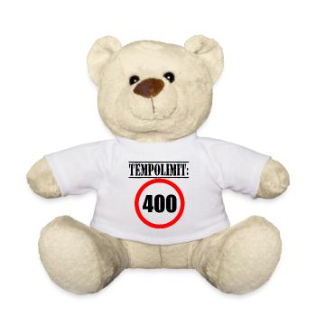 Limitation de vitesse autoroute Green Habeck freedom ban - Nounours - blanc - Devant