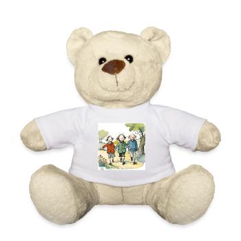 Vintage 3 amis - Nounours - blanc - Devant