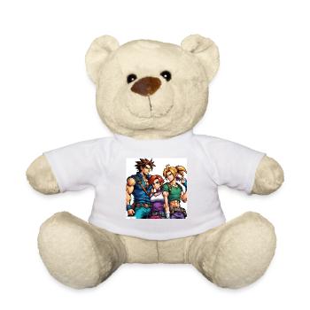 Manga Friends Trio - Teddy Bear - white - Front
