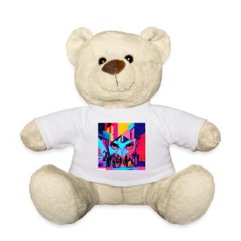Digital gaze friends - Teddy Bear - white - Front