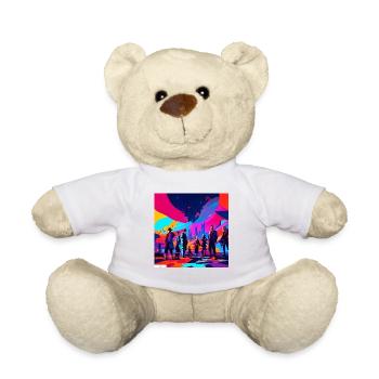 Digitale Fantasie-Freundschaft - Teddy - Weiß - Vorne
