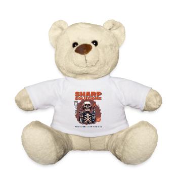 Squelette avec poignard - Nounours - blanc - Devant