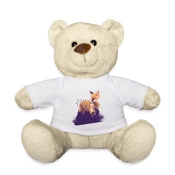 Wald Fuchs - Teddy - Weiß - Vorne