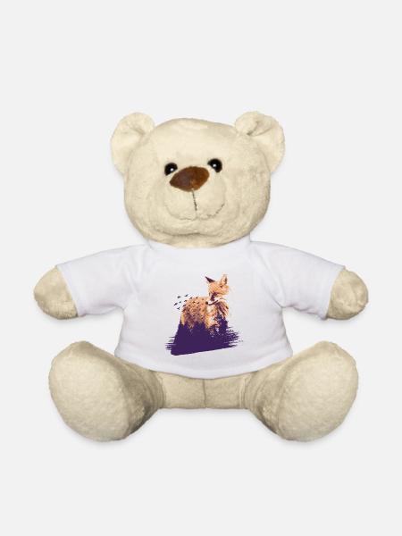 Wald Fuchs - Teddy - Weiß