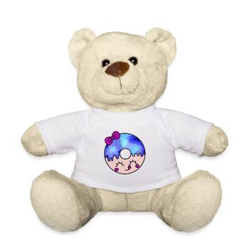 Donut galaxy kawaii - Teddy Bear - white - Front