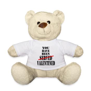 You Have Been Valentined 2023 (Valentine's Day) - Teddy Bear - white - Front