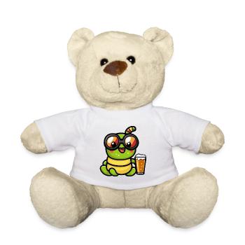 Wurm Après Ski Beer Comic - Teddy Bear - white - Front