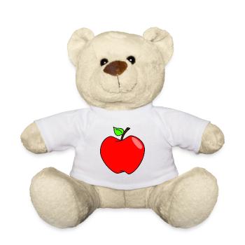 pomme - Nounours - blanc - Devant