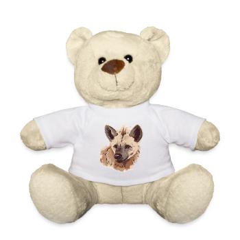 Hyena Hyena Head - Teddy Bear - white - Front
