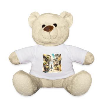 Anime / Comic / Japanisch / Zeichentrick / Cartoon - Teddy - Weiß - Vorne