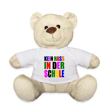 kein hass in der schule - Teddy - Weiß - Vorne