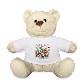 Frühling Vibes - Teddy - Weiß - Vorne