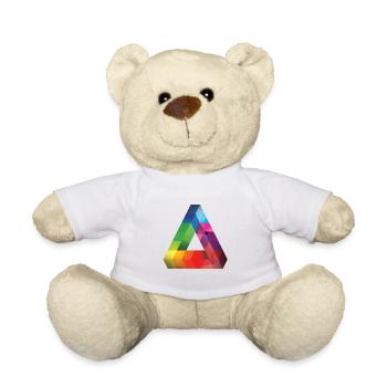 triangle - Nounours - blanc - Devant