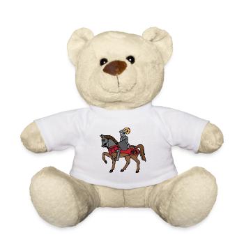 Chevalier à cheval 3 622 - Nounours - blanc - Devant