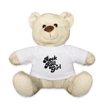 Rock n Roll Girl - Teddy Bear - white - Front
