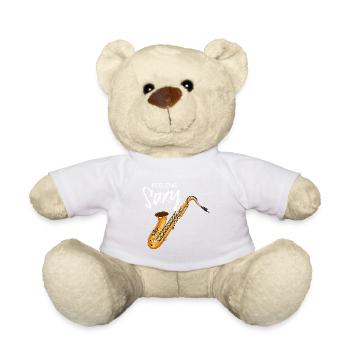 Saxy sent les musiciens empoisonnés - Nounours - blanc - Devant