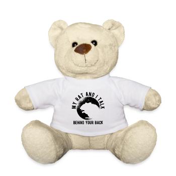 Nagetier Maus Ratte - Teddy - Weiß - Vorne