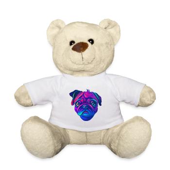 Mops - Teddy - Weiß - Vorne