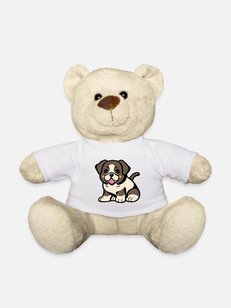 Juste un chien mignon - Nounours - blanc