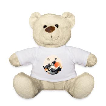 Crépuscule cerise - Nounours - blanc - Devant