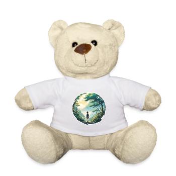 Anime / Comic / Japanisch / Zeichentrick / Cartoon - Teddy - Weiß - Vorne