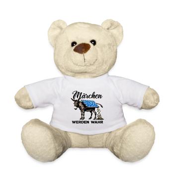 Märchen werden wahr - Goldesel - Photovoltaik - Teddy - Weiß - Vorne