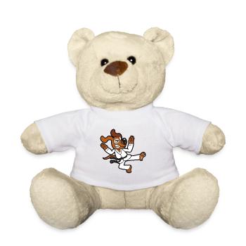 karaté - Nounours - blanc - Devant