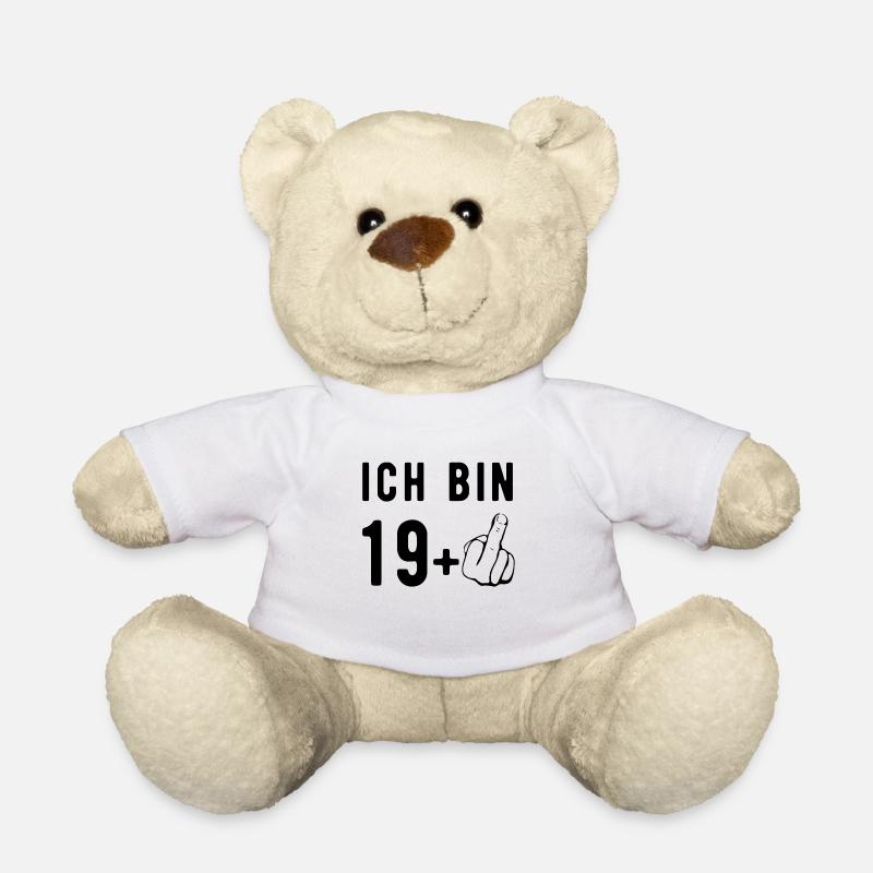 20. Geburtstag - Teddy - Weiß