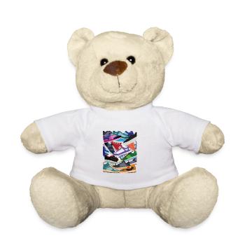 Sneakers - Teddy Bear - white - Front