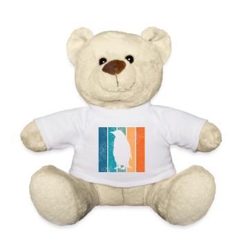Penguin Penguins Animal Ice Pôle Sud Retro Gift - Nounours - blanc - Devant