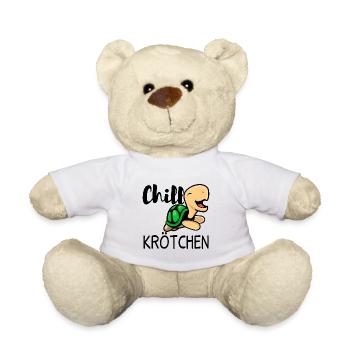 Schildkröte Faul Faulenzer - Teddy - Weiß - Vorne