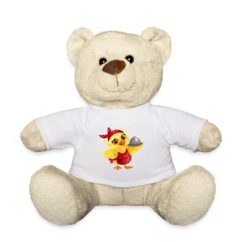 Waitress / Chick - Teddy Bear - white - Front